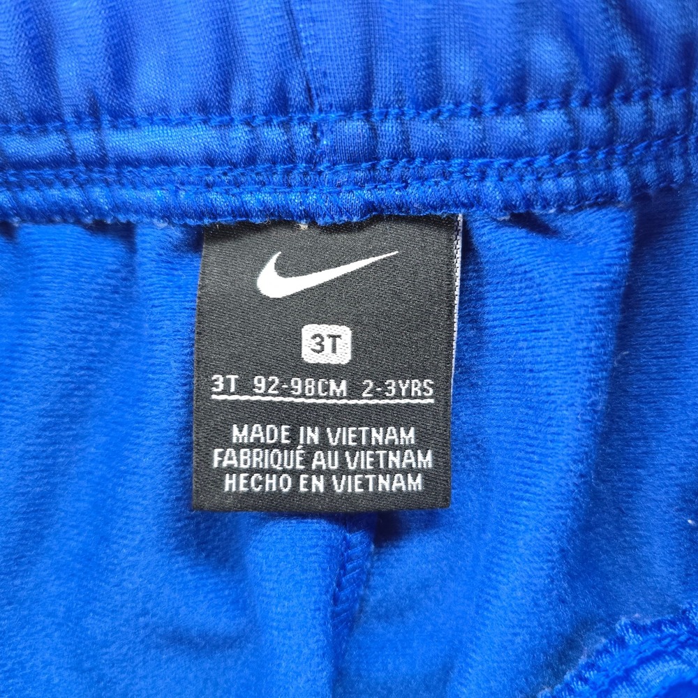 Nike Tracksuit Set Toddler Boys 3T Blue Full Zip Jacket Joggers Graphic Print - Picture 9 of 10